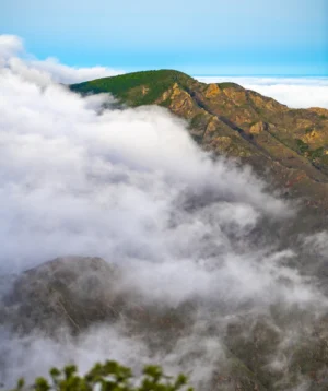 Anaga Mountain Surrounded by Clouds