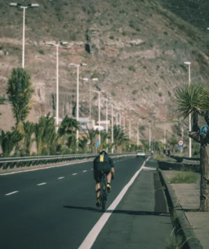 Biking to Playa de las Teresitas