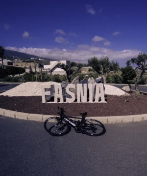 Road Bike at the Entrance of Fasnia