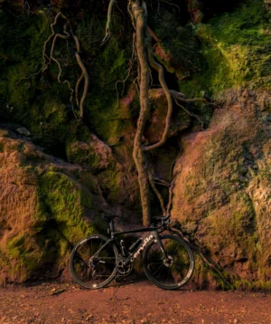 Road Bike Parked at Tunel de las Hadas