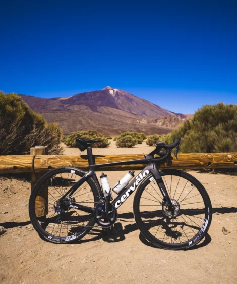 Bike at Rest at Teide National Park