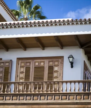 House With Porch and Railing