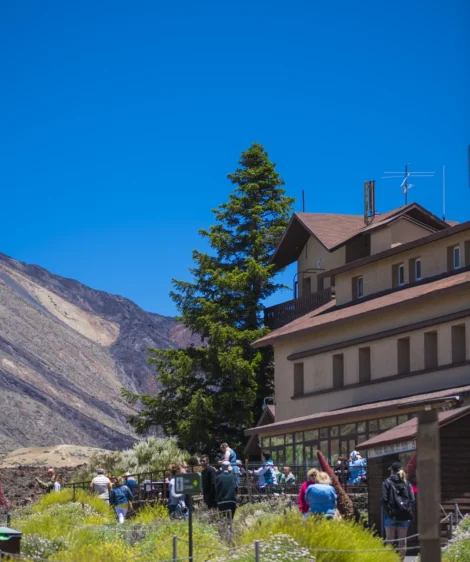 Group of People Outside Building