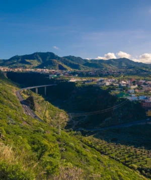 River Running Through Valley