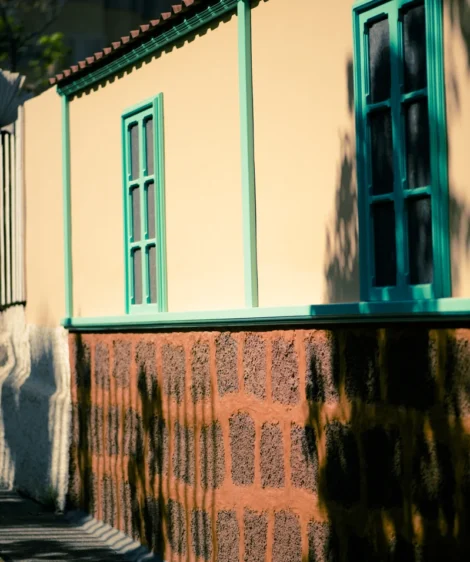Building With Green Door