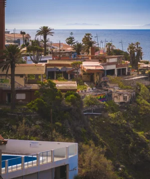 Group of Houses by the Water