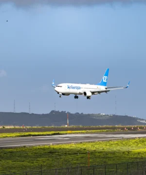 An Airplane Taking Off