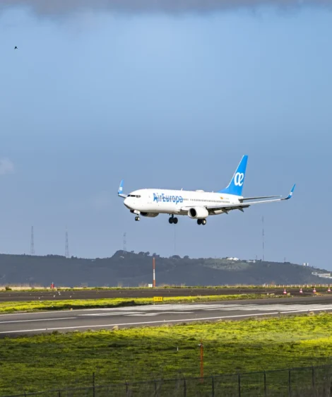 An Airplane Taking Off
