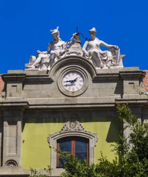 Clock on Building