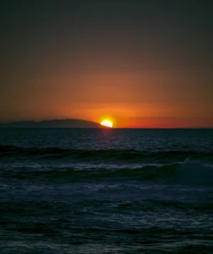 Sunset Over the Ocean