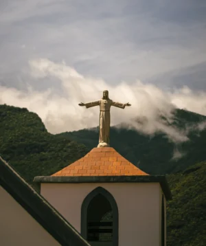 Cross on Top of Building