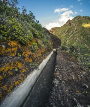 Road Going Through Mountain