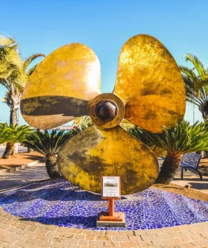 Large Yellow Sculpture