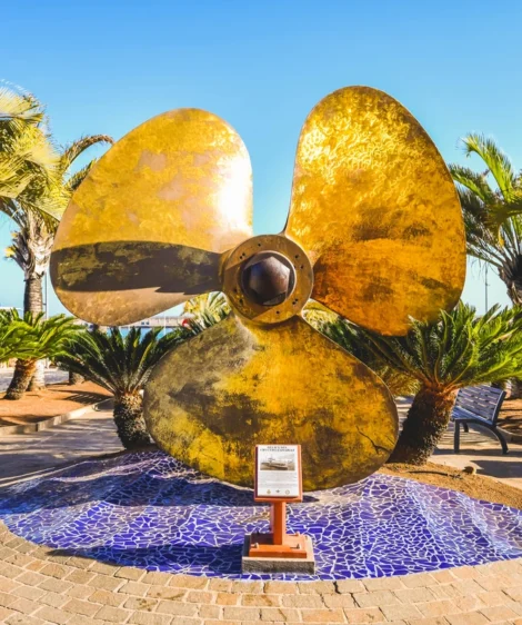 Large Yellow Sculpture