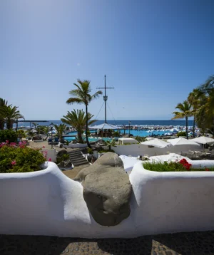 White Couch on Beach