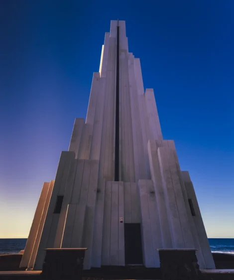 Large Pyramid With Blue Sky