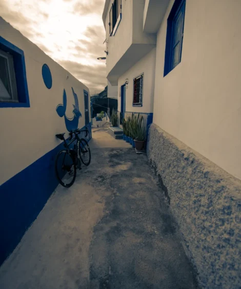 Bike Parked on Street