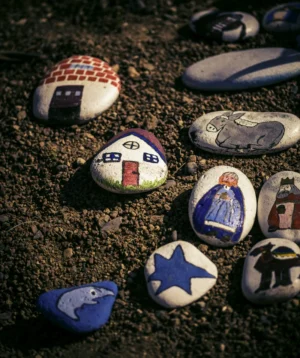 Group of Hats on the Ground