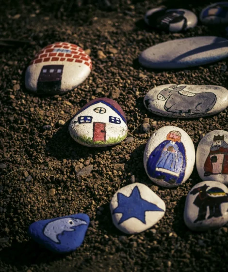 Group of Hats on the Ground