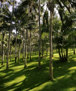 Grassy Arewith Trees in It