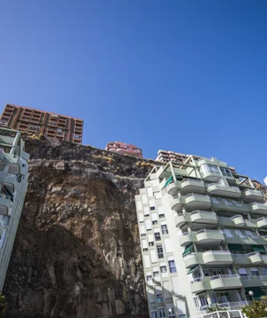 Large Building on Cliff