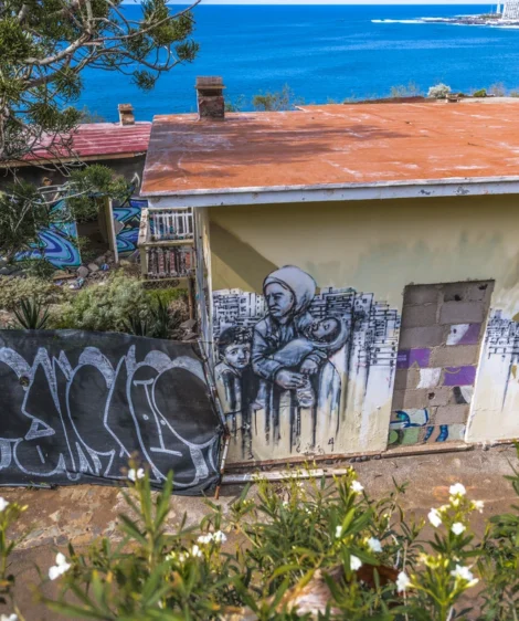 Wall With Graffiti