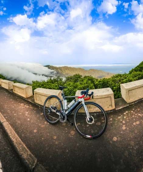 Bicycle Parked on Road