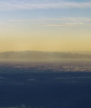 Body of Water With Land in the Distance