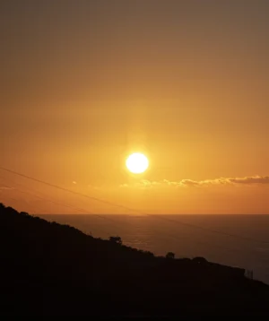 Sunset Over Hill