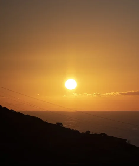 Sunset Over Hill