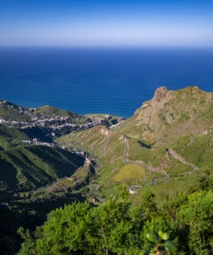 Landscape With Trees and Body of Water in the Background