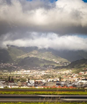 Town in Front of Mountain