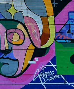 Colorful Graffiti Wall