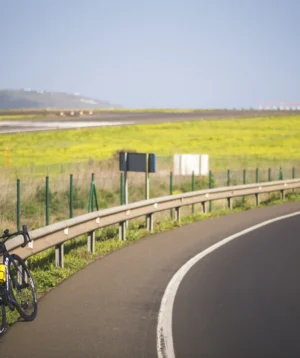 Bicycle Parked on Road