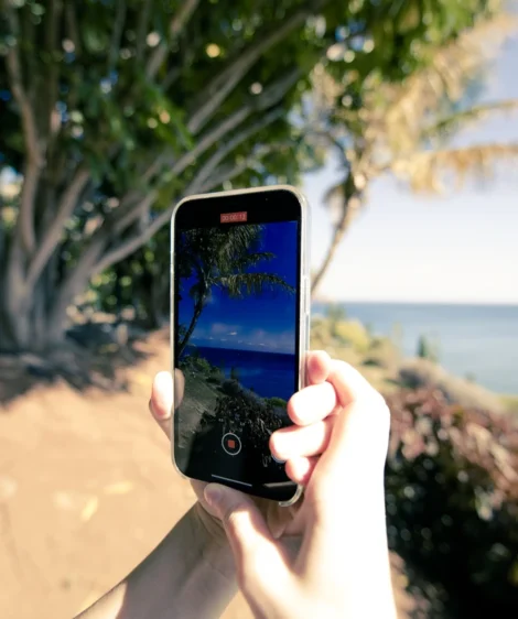 Person Holding Camera