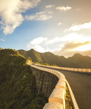 Road Going Through Valley