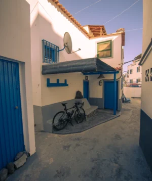 Bicycle Parked Outside of Building