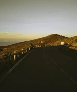 Road With Bike on It