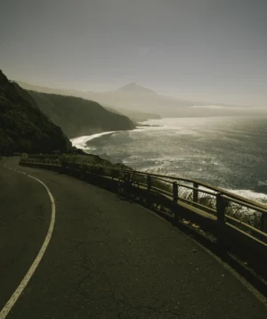 Road Next to Body of Water