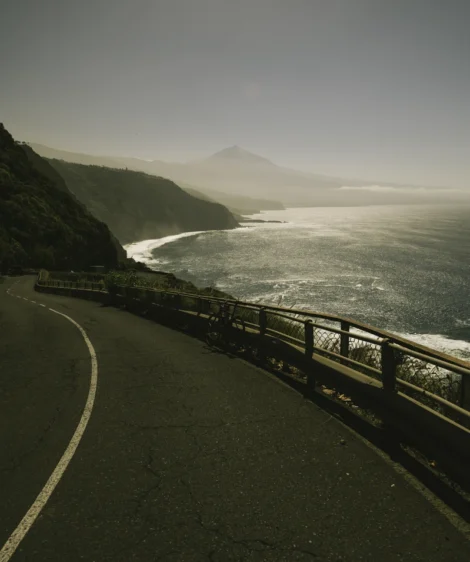 Road Next to Body of Water