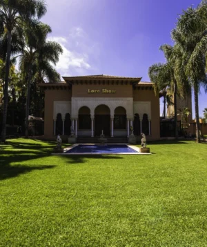 Building With Pool in Front