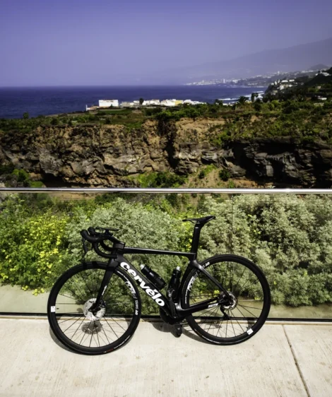 Bicycle Parked on Deck